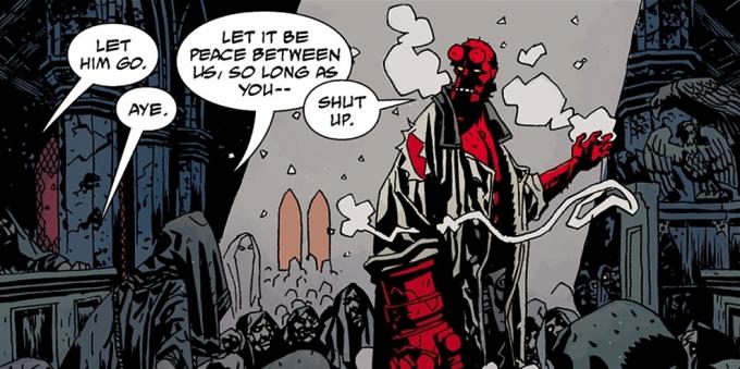Hellboy: Hellboy O que pode e o que ele tem com a mão