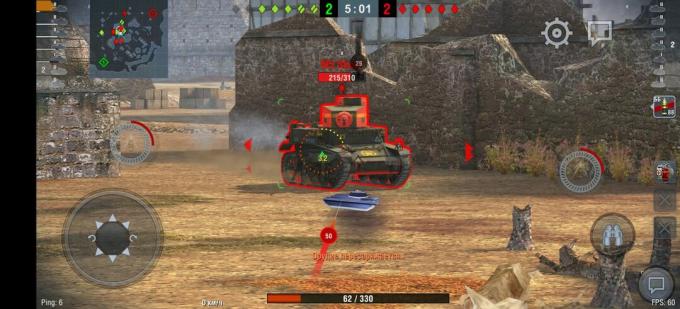 World of Tanks: Blitz no Huawei P40 Pro