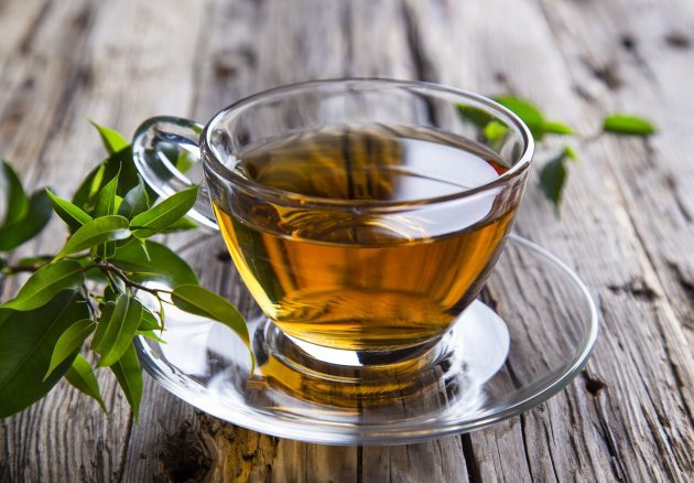 alimentos de queima de gordura: o chá verde