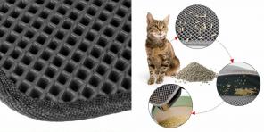 Must-haves: tapete EVA de areia para gatos que remove o lixo de sua casa