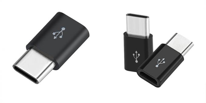 Adaptador USB tipo C para microUSB