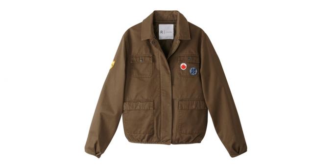 Jacket em estilo militar