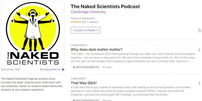 de podcast interessante: o nu cientistas