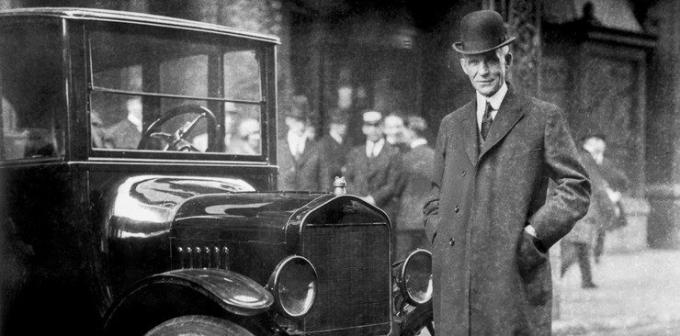 aspirante a empresário Henry Ford