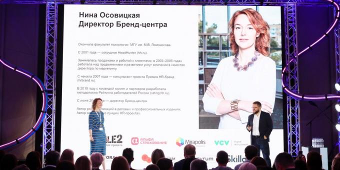Nina Osovitskaya, um especialista em RH-branding HeadHunter