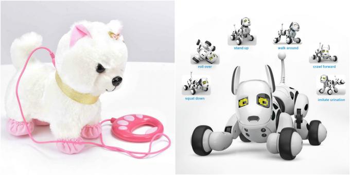 O que dar uma menina em 8 de Março: O robô ou brinquedos interativos