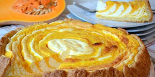 A receita de torta de abóbora com queijo creme e leite condensado 