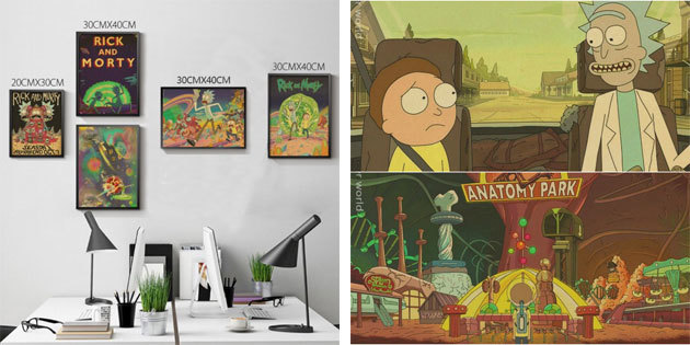 Poster "Rick e Morty"