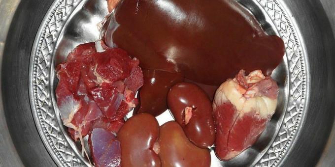 Quais alimentos são ricos em ferro: fígado e outros subprodutos