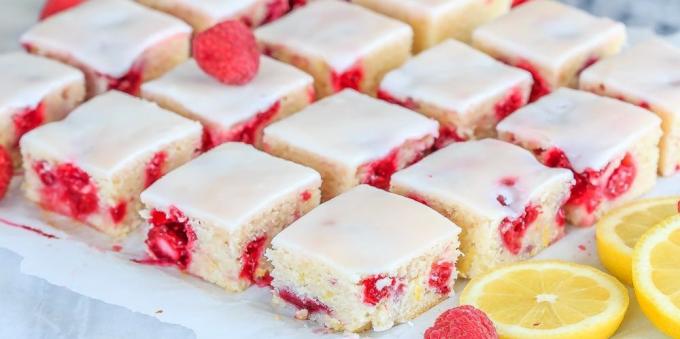 Receita: Bolo com framboesa e cereja limão