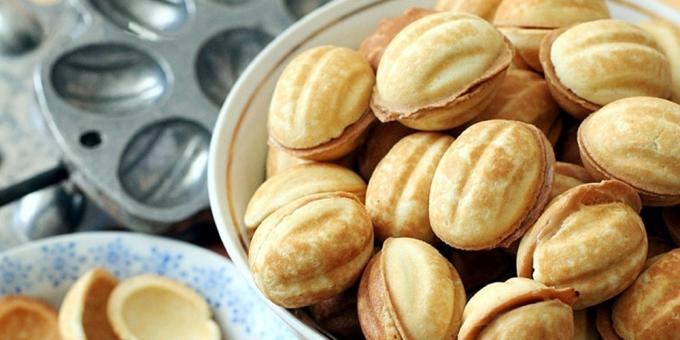 Receitas com leite condensado cozido: Cookies "Nuts"