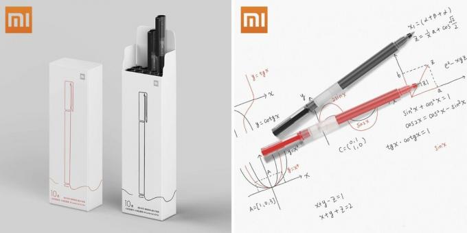 O que comprar para a escola: conjunto de caneta de gel Xiaomi