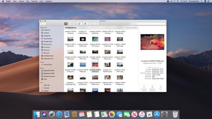 Ver metadados no Mac