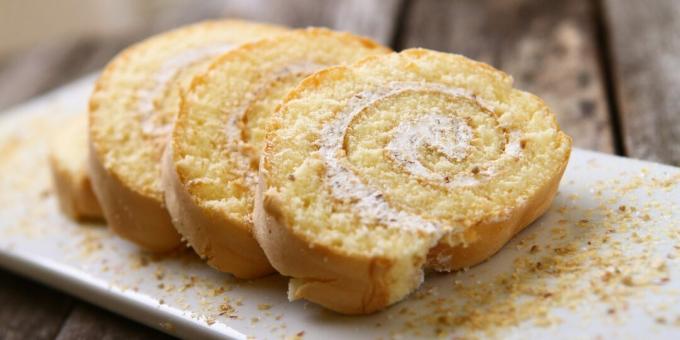 Pãozinho de ló com leite condensado com limão e natas: receitas simples