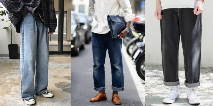 jeans reta largas para homens - 2019/2020