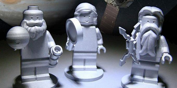 Objetos incomuns no espaço: figuras de Lego