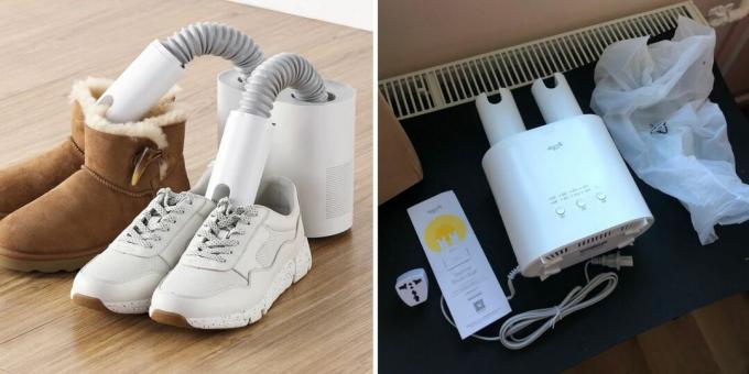 Secador de sapatos elétricos