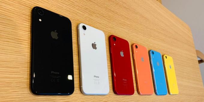 Overview iPhone XR: cor
