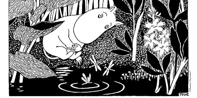 Ilustração para o livro dos Moomins "Summer Dangerous"