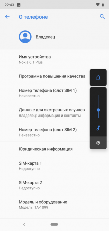 Comente da Nokia 6.1 Plus: Sistema de Informação