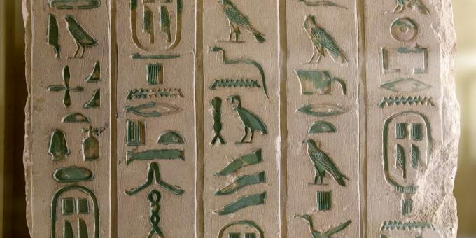 Mitos sobre o mundo antigo: os egípcios escreveram em hieróglifos