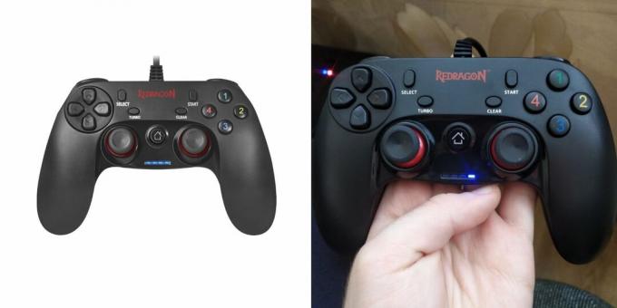 Gamepads confortáveis: Defender Redragon