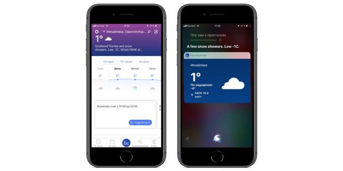 aplicativos habilitados rápidos comandos Siri no iOS 12: The Weather Channel