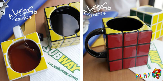 Caneca engraçada: Cubo de Rubik Caneca-