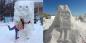 20 figuras de neve que são fáceis de fazer a si mesmo e as crianças