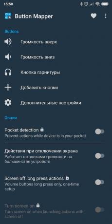 Botão Android: Botão Mapper