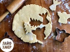 Uma receita muito simples para biscoitos de gengibre