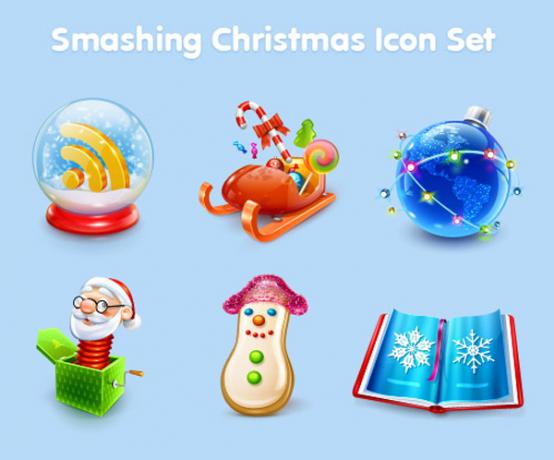 Smashing ícone do Natal Sets por Vitaly Friedman