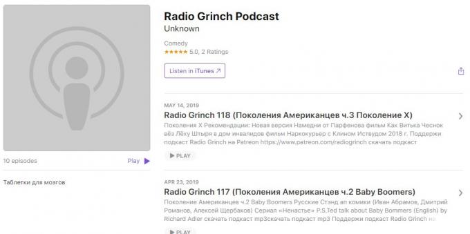 podcasts interessantes: Radio Grinch