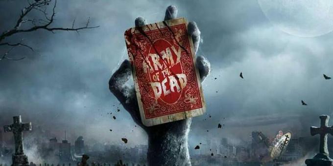 Poster do filme de terror 2020 "The Army of the Dead"