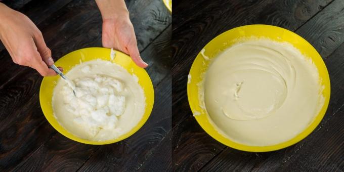 Como preparar tiramisu: mistura de queijo Conecte-se com proteínas