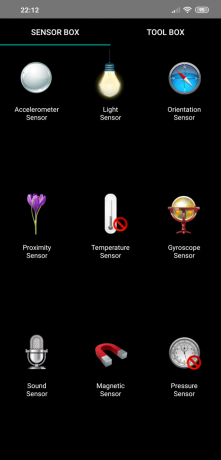 rever Xiaomi Pocophone F1: SensorBox