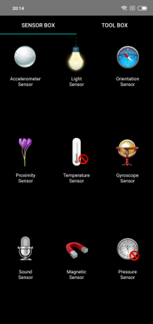 Visão geral Xiaomi redmi Nota 6 Pro: Sensores