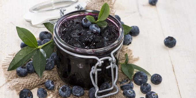 Blueberries no inverno sem cozinhar