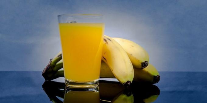 Freshes receita: Pera com bananas frescas e laranjas