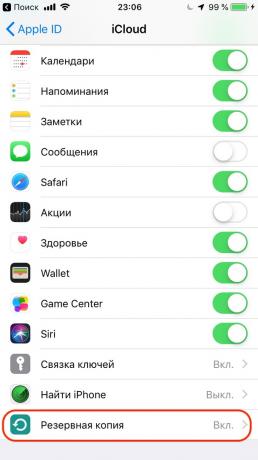 Configurando o Apple iPhone: backups do configure