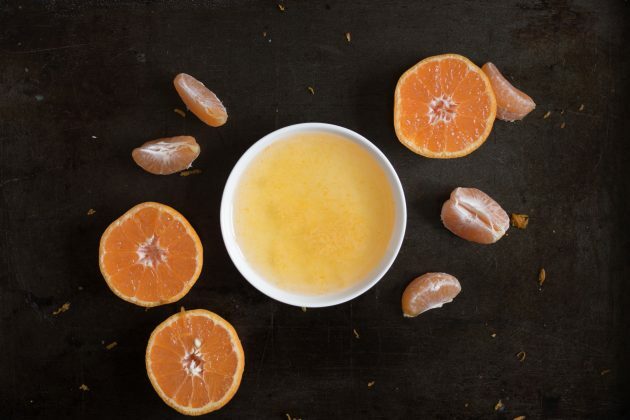 Muffins de tangerina: faça a calda