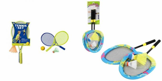 O que dar de aniversário a um menino de 5 anos: badminton