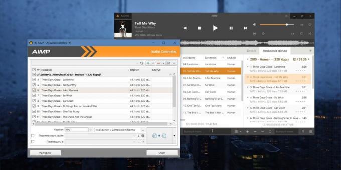 Audio Converter para Windows, MacOS e Linux: AIMP