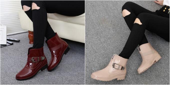 botas de borracha das mulheres: botas de borracha à moda
