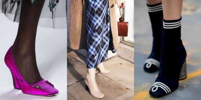 calçados femininos: sapatos com bico quadrado