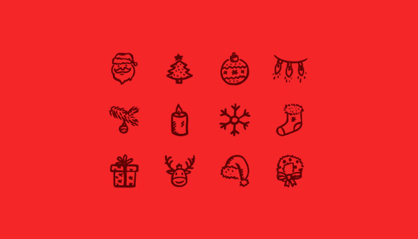 Mercadorias Feliz Icons gratuito por Hand Drawn