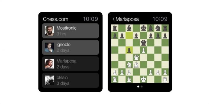 Jogos para Apple Watch: «xadrez»