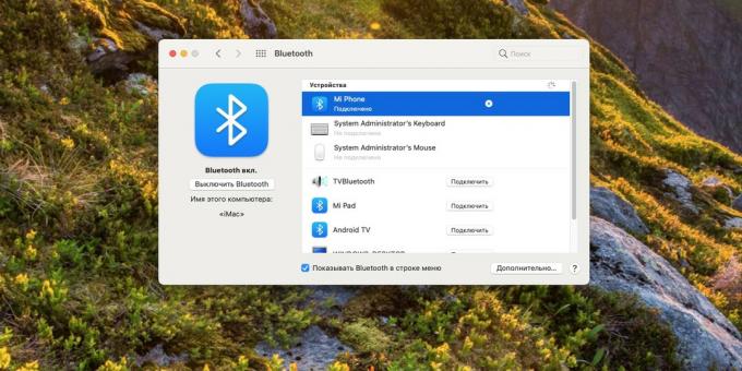 Como conectar um telefone Android a um computador macOS via Bluetooth