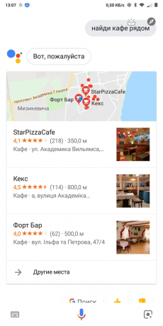 Google Now: Pesquisa Café
