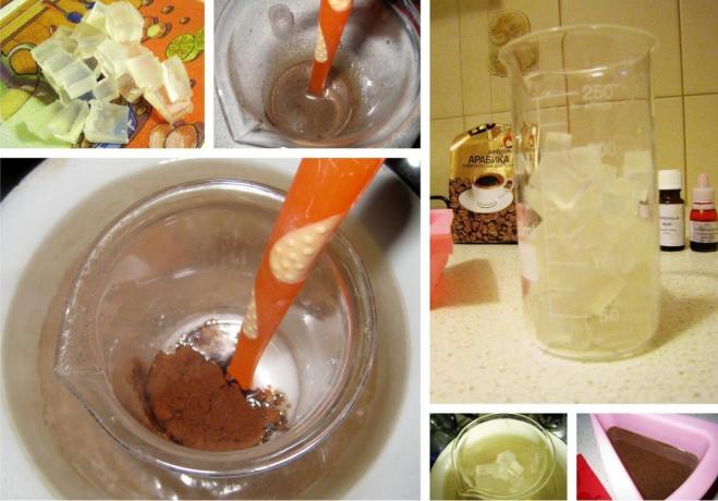 Como fazer sabão: misturar os ingredientes
